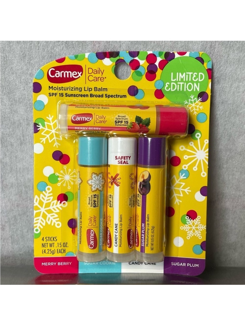 Carmex Limited Edition Holiday Lip Balm Bundle